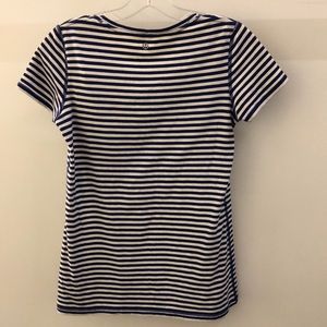 lululemon athletica Tops - Lululemon purple and white stripe SS top, sz 4 lululemon athletica Tops - Lululemon purple and white stripe SS top, sz 4